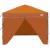 Cort cu Copertină Portocaliu 250 x 250 x 227 / 236 / 245 cm GartenMobel Dekor