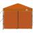 Cort cu Copertină Portocaliu 250 x 250 x 227 / 236 / 245 cm GartenMobel Dekor