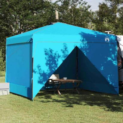 Cort cu Copertină albastru 300 x 300 x 227 / 236 / 245 cm GartenMobel Dekor