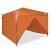 Cort cu Copertină Portocaliu 300 x 300 x 227 / 236 / 245 cm GartenMobel Dekor