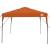 Cort cu Copertină Portocaliu 300 x 300 x 227 / 236 / 245 cm GartenMobel Dekor