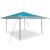 Cort cu Copertină albastru 400 x 400 x 227 / 236 / 245 cm GartenMobel Dekor