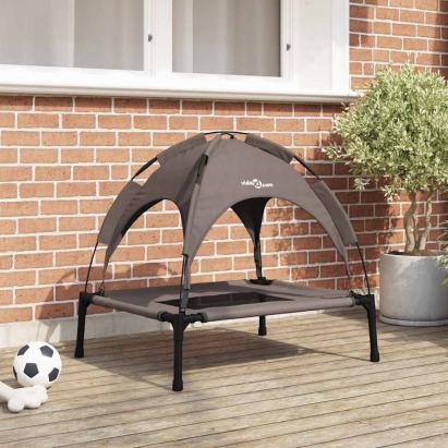 Pat ridicat câini Maro Metal 76 x 62 x 70.5 cm Pliabil GartenMobel Dekor