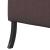 Canapea cu spătar înalt maro închis 109x56x121 cm din material textil GartenMobel Dekor