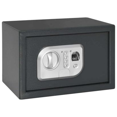Seif Electronic Digital cu Încuietoare cu Amprente 20x31x20 cm Oțel GartenMobel Dekor