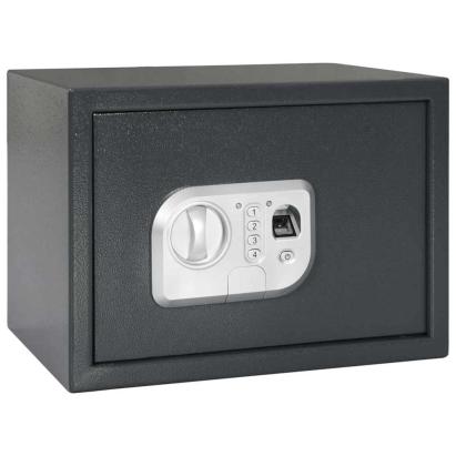 Seif electronic digital cu încuietoare prin amprentă 25x35x25 cm Oțel GartenMobel Dekor