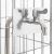 Coloană Gabion cu Robinet 100x25x25 cm Oțel Inoxidabil GartenMobel Dekor