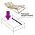 Bază cu lamele cu headboard Manual Maro 80 x 190 cm Lemn și plastic GartenMobel Dekor