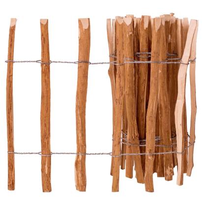 Gard din șipci, 60 x 500 cm, lemn de alun GartenMobel Dekor