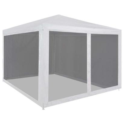 Cort pliabil de petrecere cu 4 pereți din plasă, 3 x 3 m GartenMobel Dekor