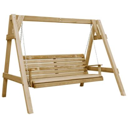 Balansoar de grădină, 205 x 150 x 157 cm, lemn de pin tratat GartenMobel Dekor