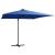 Umbrelă consolă cu LED, stâlp din oțel albastru azur 250x250 cm GartenMobel Dekor