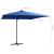 Umbrelă consolă cu LED, stâlp din oțel albastru azur 250x250 cm GartenMobel Dekor