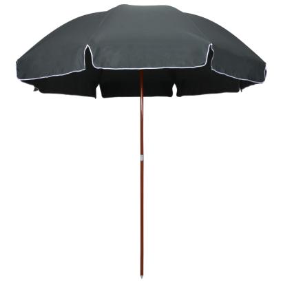 Umbrelă de soare de grădină, stâlp din oțel, antracit, 300 cm GartenMobel Dekor