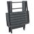 Set mobilier de bistro pliabil, 3 piese, antracit, plastic GartenMobel Dekor