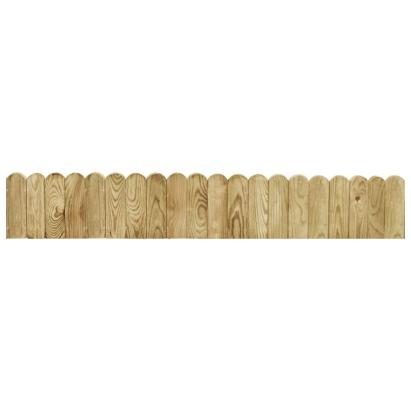 Rolă de bordură, verde, 120 cm, lemn de pin tratat GartenMobel Dekor
