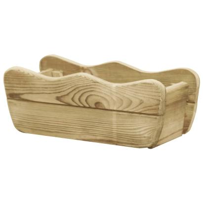 Strat înălțat de grădină, 50x18x18 cm, lemn de pin tratat GartenMobel Dekor