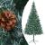 Brad de Crăciun artificial cu conuri de pin, 210 cm GartenMobel Dekor