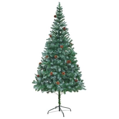 Brad de Crăciun artificial cu conuri de pin, 210 cm GartenMobel Dekor