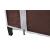 Dulap pentru haine, material textil, maro  GartenMobel Dekor