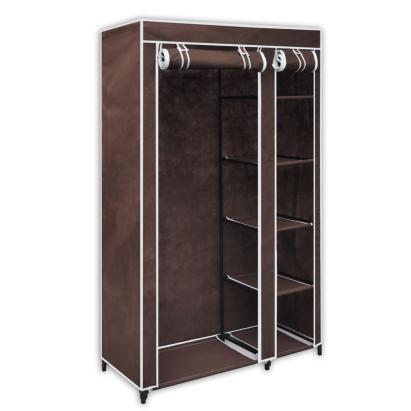 Dulap pentru haine, material textil, maro  GartenMobel Dekor
