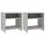Noptiere, 2 buc., gri beton, 40x30x40 cm, lemn prelucrat GartenMobel Dekor