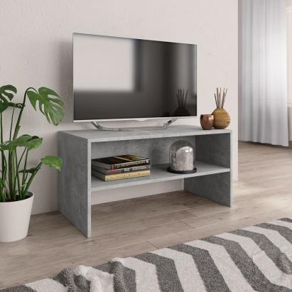 Comodă TV, gri beton, 80x40x40 cm, PAL   GartenMobel Dekor