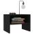 Noptiere, 2 buc., negru, 40x30x30 cm, lemn prelucrat GartenMobel Dekor