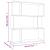 Bibliotecă/Separator, gri beton, 80x24x96 cm, lemn prelucrat GartenMobel Dekor