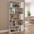 Bibliotecă/Separator cameră, alb, 80x24x159 cm, lemn prelucrat GartenMobel Dekor