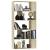 Bibliotecă/Separator, stejar sonoma 80x24x159 cm lemn prelucrat GartenMobel Dekor