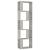 Bibliotecă/Separator, gri beton, 45x24x159 cm, lemn prelucrat GartenMobel Dekor
