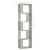 Bibliotecă/Separator, gri beton, 45x24x159 cm, lemn prelucrat GartenMobel Dekor