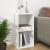 Cutie de depozitare viniluri, alb, 71x34x36 cm, lemn compozit GartenMobel Dekor
