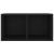 Cutie de depozitare viniluri, negru, 71x34x36 cm, lemn compozit GartenMobel Dekor
