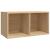 Cutie de depozitare viniluri, stejar sonoma, 71x34x36 cm, lemn GartenMobel Dekor
