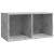 Cutie de depozitare viniluri, gri, 71x34x36 cm, lemn compozit GartenMobel Dekor