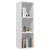 Bibliotecă/Dulap TV, alb, 36x30x114 cm, lemn prelucrat GartenMobel Dekor