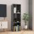 Bibliotecă/Dulap TV gri extralucios 36x30x114 cm lemn prelucrat GartenMobel Dekor