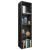 Bibliotecă/Dulap TV, negru, 36x30x143 cm, lemn prelucrat GartenMobel Dekor