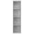Bibliotecă/Dulap TV, gri beton, 36x30x143 cm, lemn prelucrat GartenMobel Dekor