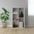 Bibliotecă/Dulap, alb, 50x25x80 cm, lemn prelucrat GartenMobel Dekor