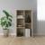 Bibliotecă/Dulap, stejar sonoma, 50x25x80 cm, lemn prelucrat GartenMobel Dekor