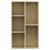 Bibliotecă/Dulap, stejar sonoma, 50x25x80 cm, lemn prelucrat GartenMobel Dekor