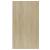 Bibliotecă/Dulap, stejar sonoma, 50x25x80 cm, lemn prelucrat GartenMobel Dekor