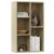 Bibliotecă/Dulap, stejar sonoma, 50x25x80 cm, lemn prelucrat GartenMobel Dekor