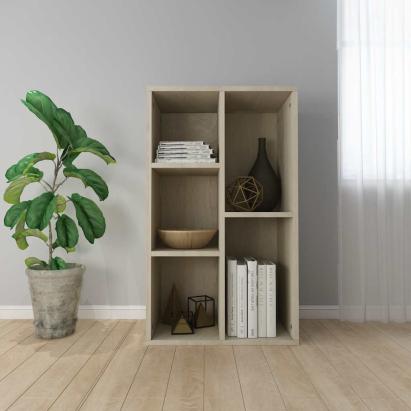 Bibliotecă/Dulap, stejar sonoma, 50x25x80 cm, lemn prelucrat GartenMobel Dekor