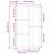 Bibliotecă/Dulap, gri beton, 50x25x80 cm, lemn prelucrat GartenMobel Dekor