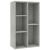 Bibliotecă/Dulap, gri beton, 50x25x80 cm, lemn prelucrat GartenMobel Dekor
