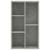 Bibliotecă/Dulap, gri beton, 50x25x80 cm, lemn prelucrat GartenMobel Dekor